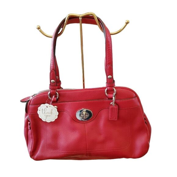 Authentic Coach Red purse - Picture 1 of 4